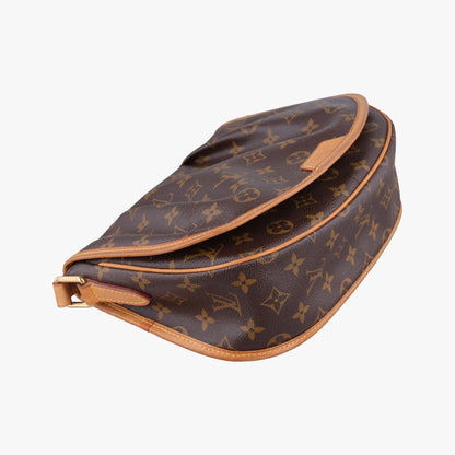 Louis Vuitton Menilmontant PM Monogram Brown Canvas Messenger Bag — view 5