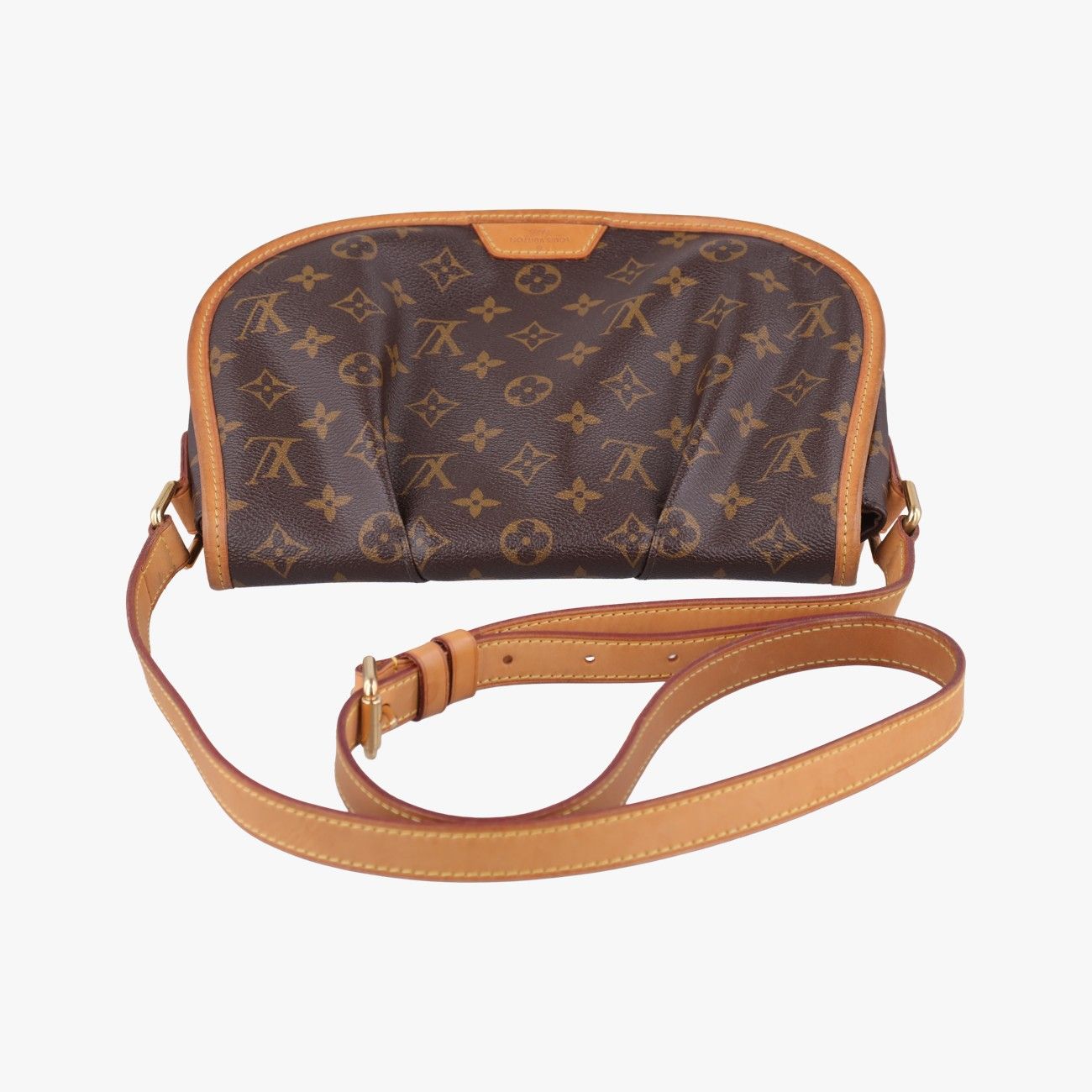 Louis Vuitton Menilmontant PM Monogram Brown Canvas Messenger Bag — view 8