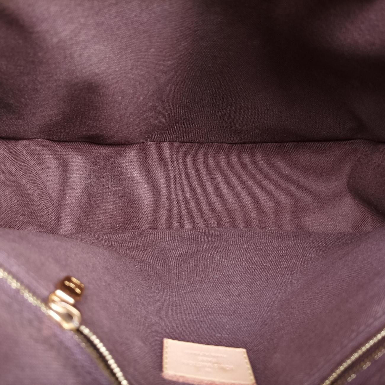 Louis Vuitton Menilmontant PM Monogram Brown Canvas Messenger Bag — view 9