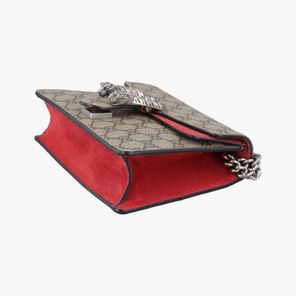 Gucci Dionysus Beige Red Canvas Messenger Bag — view 4