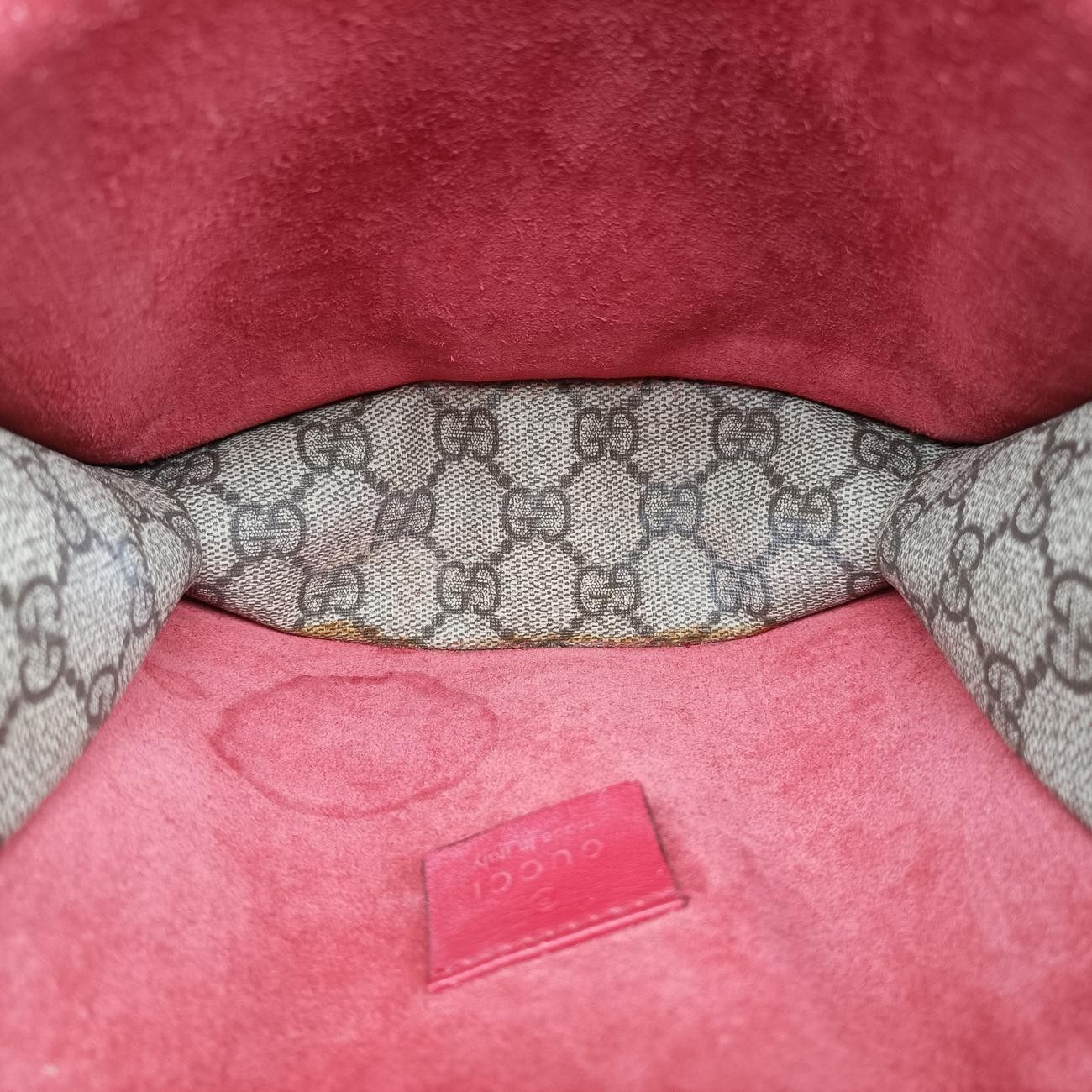 Gucci Dionysus Beige Red Canvas Messenger Bag — view 9