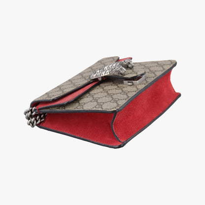 Gucci Dionysus Beige Red Canvas Messenger Bag — view 5
