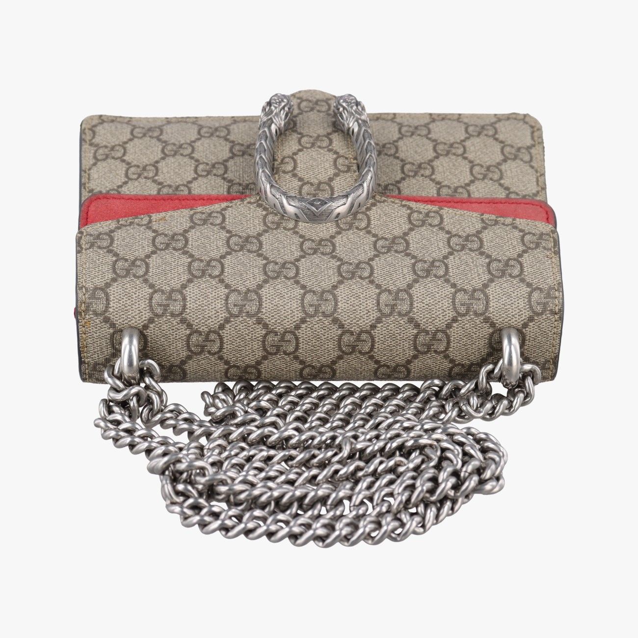 Gucci Dionysus Beige Red Canvas Messenger Bag — view 8