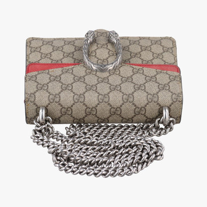 Gucci Dionysus Beige Red Canvas Messenger Bag — view 8