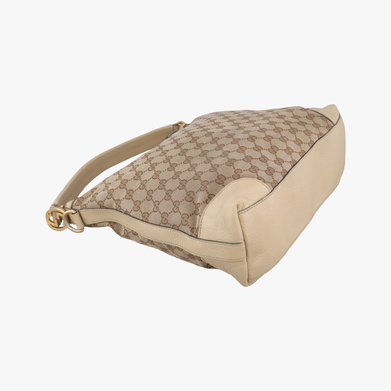 Gucci Miss GG Beige White Canvas Leather — view 5
