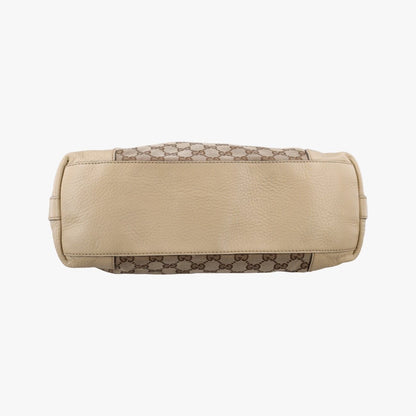 Gucci Miss GG Beige White Canvas Leather — view 3