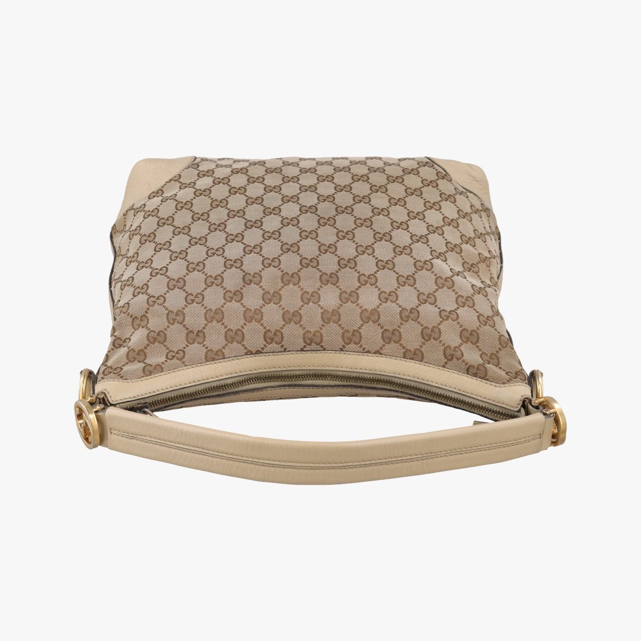 Gucci Miss GG Beige White Canvas Leather — view 8
