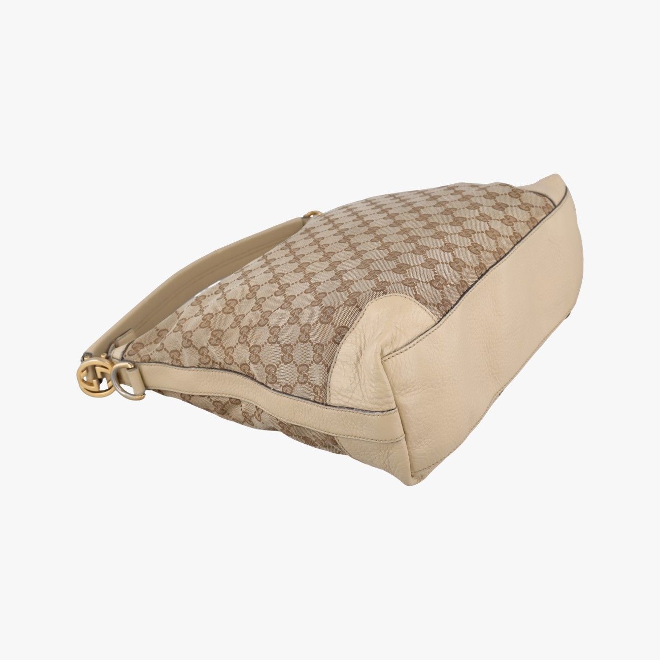 Gucci Miss GG Beige White Canvas Leather — view 7