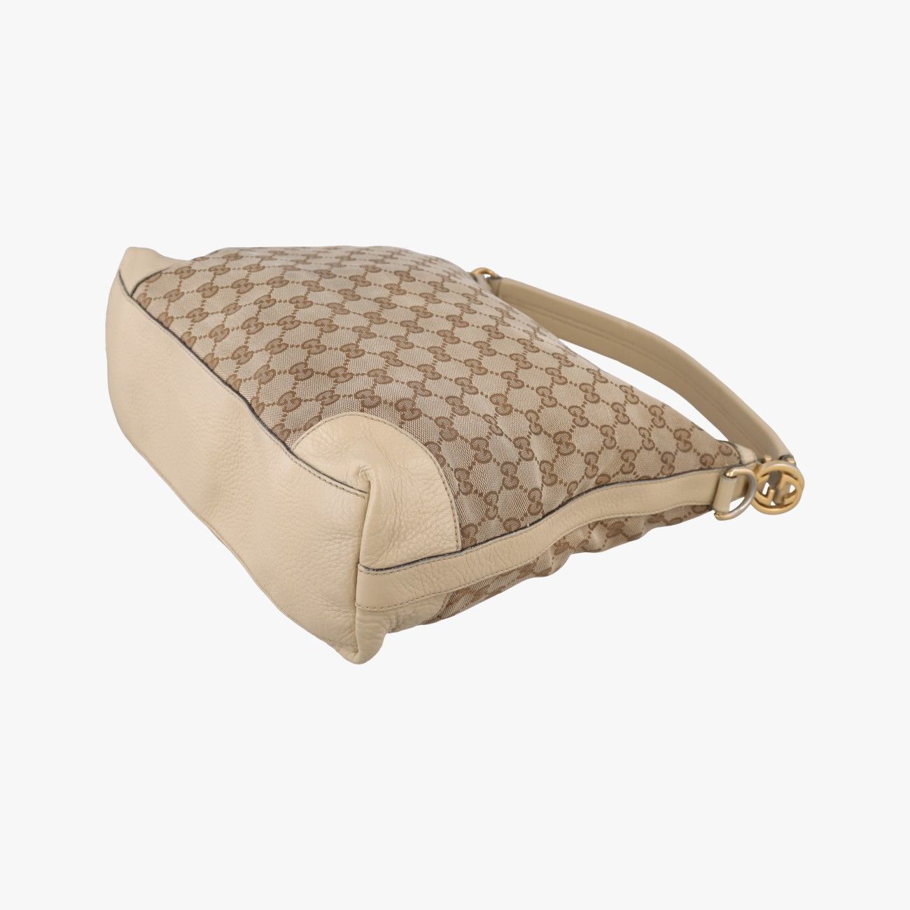 Gucci Miss GG Beige White Canvas Leather — view 4