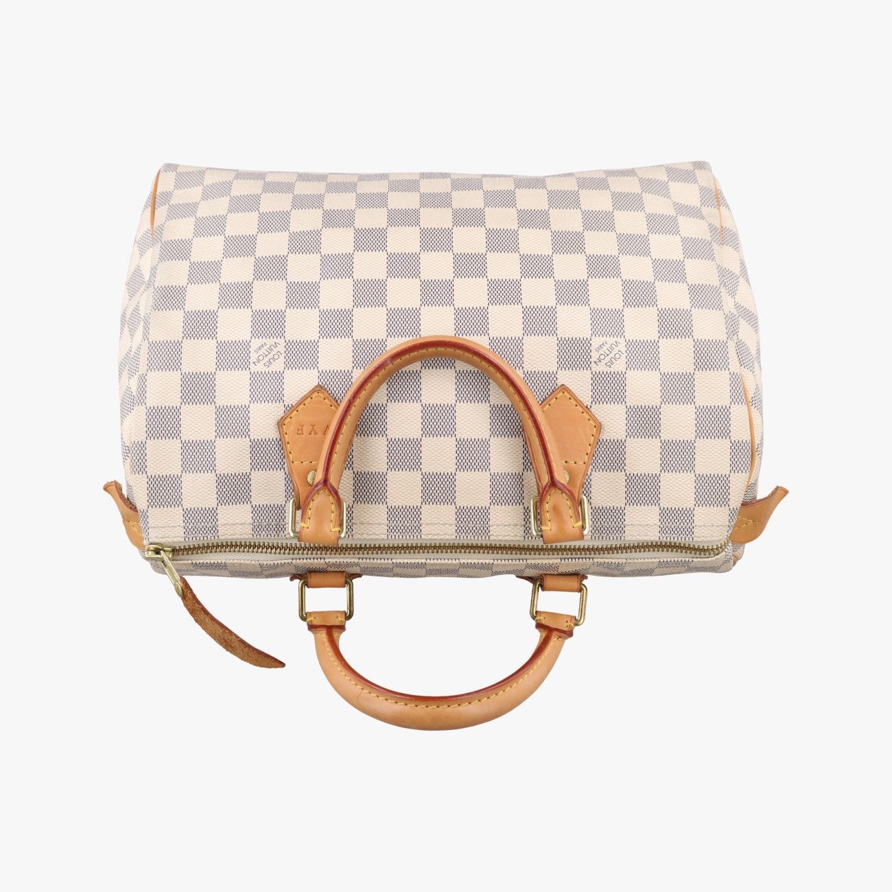 Louis Vuitton Speedy 30 Azur Damier Canvas Handbag — view 8
