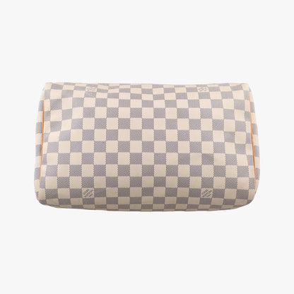 Louis Vuitton Speedy 30 Azur Damier Canvas Handbag — view 3