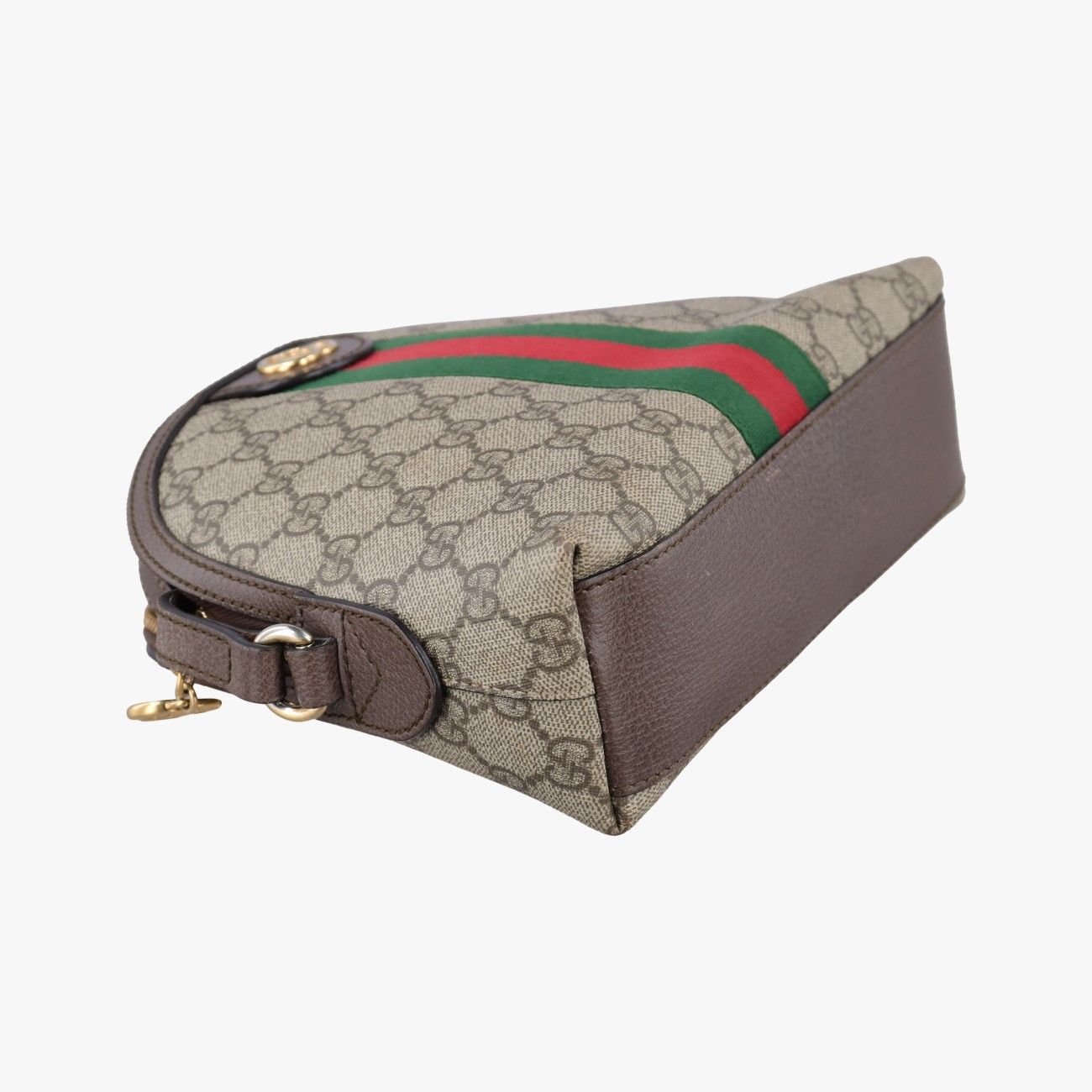 Gucci Ophidia Brown Red Green Canvas Messenger Bag — view 5