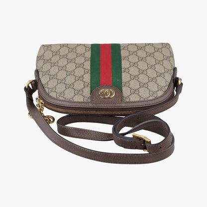 Gucci Ophidia Brown Red Green Canvas Messenger Bag — view 8
