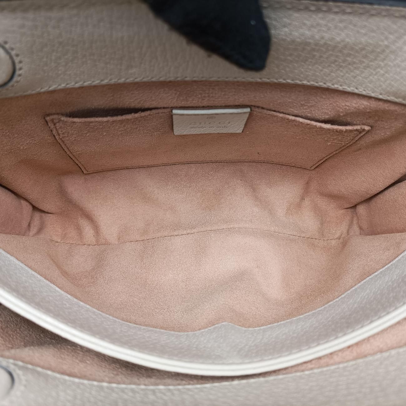 Gucci Ophidia White Leather Messenger Bag — view 9