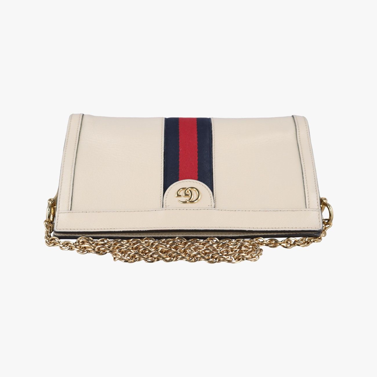 Gucci Ophidia White Leather Messenger Bag — view 8