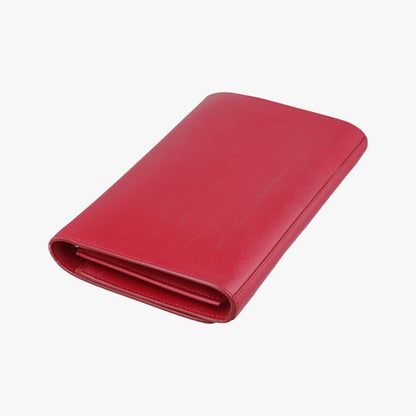 Fendi Canai Logo Red Leather Messenger Bag — view 7