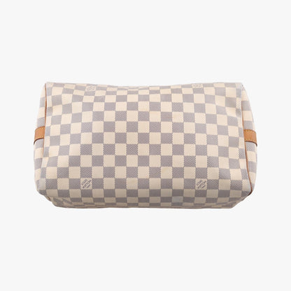 Louis Vuitton Speedy 30 Azur Damier Canvas Handbag — view 3