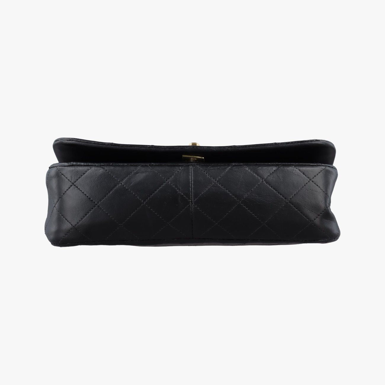 Chanel Quilted Black Lambskin Messenger Bag — view 3