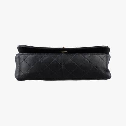 Chanel Quilted Black Lambskin Messenger Bag — view 3