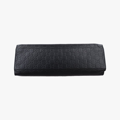 Gucci Emily Black Leather Messenger Bag — view 3