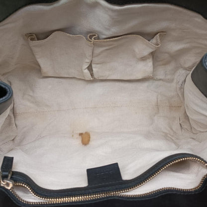 Gucci Emily Black Leather Messenger Bag — view 9