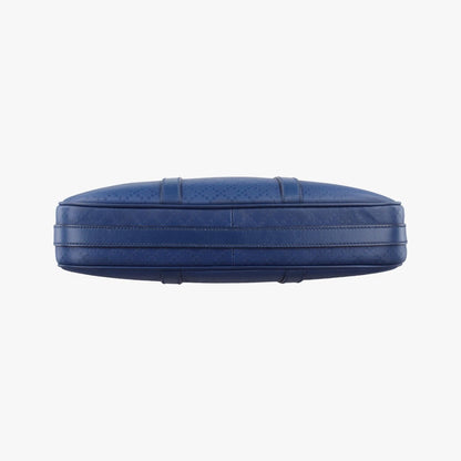 Gucci Diamante Navy Leather Messenger Bag — view 3