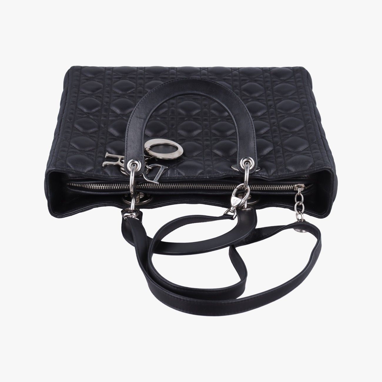 Dior Black Lambskin Handbag — view 8