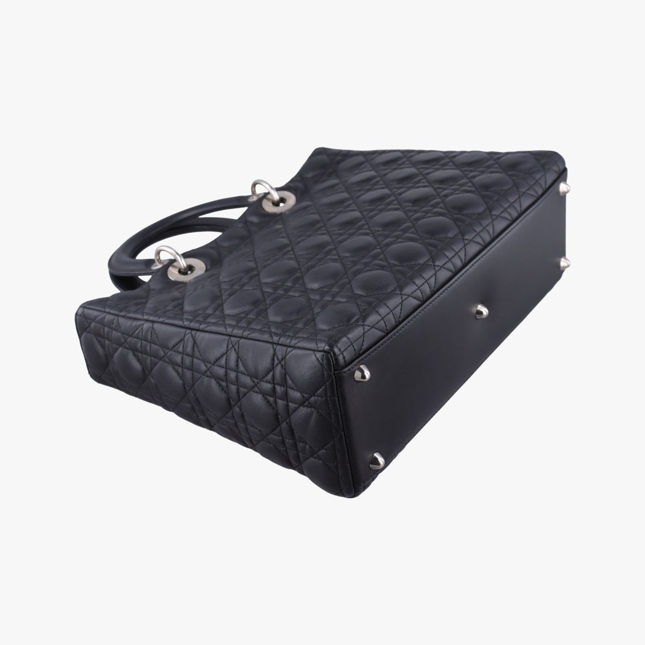 Dior Black Lambskin Handbag — view 7
