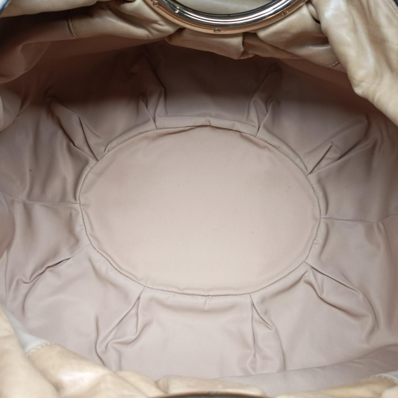 Dior Soft Babe Shopping Bag Beige Leather — view 9