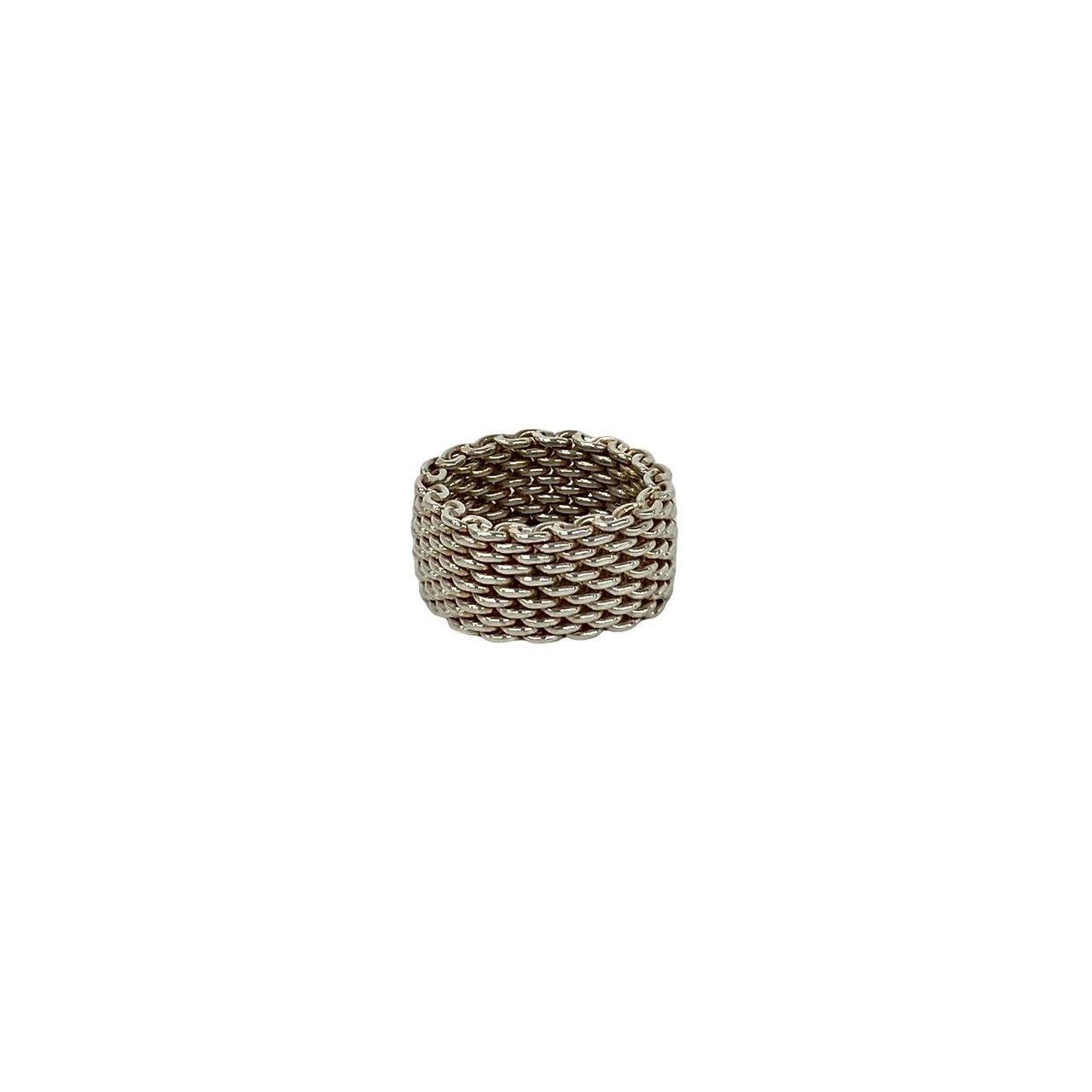 Tiffany & Co Box Vintage Somerset Ring 925 Sterling Silver No 8 — view 4