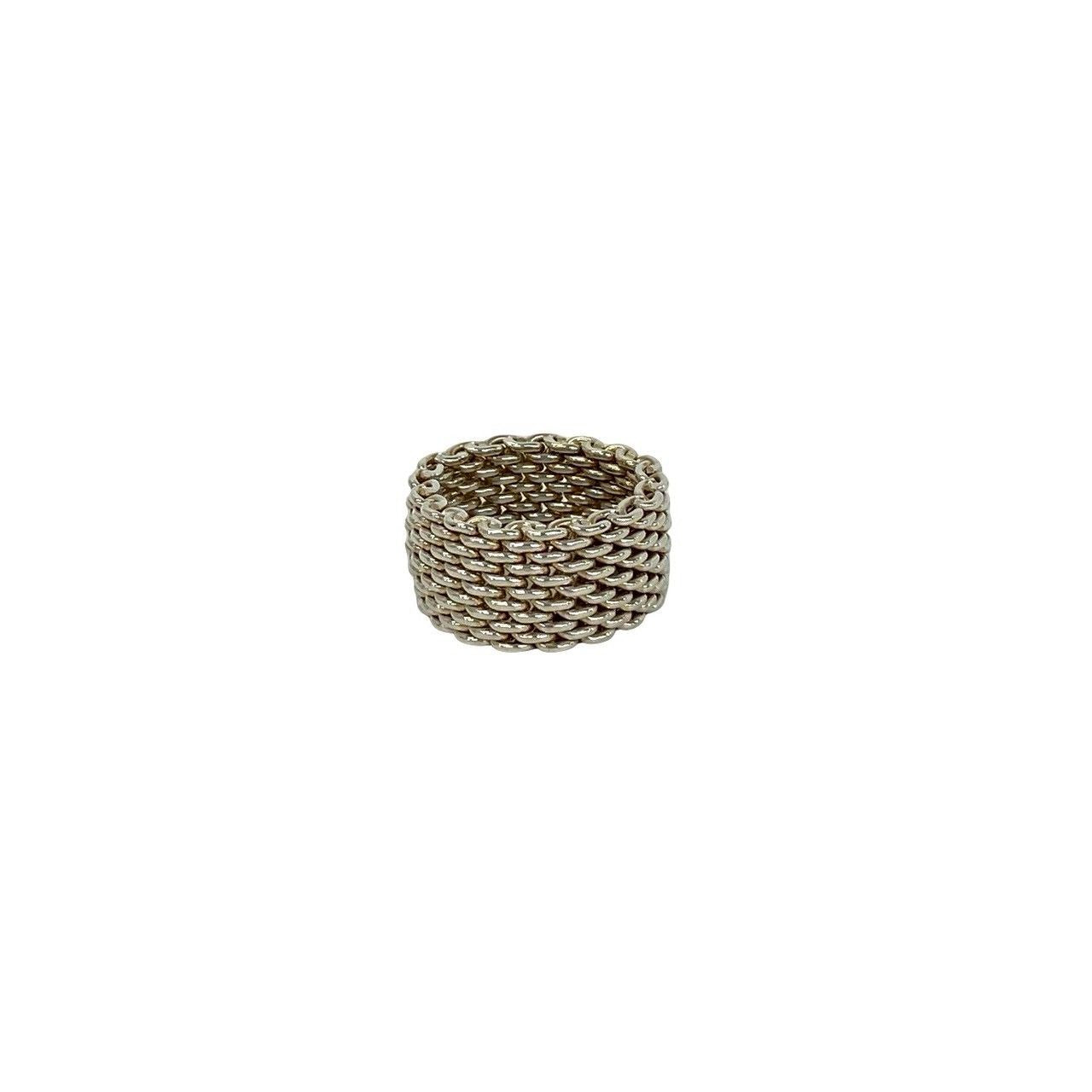 Tiffany & Co Box Vintage Somerset Ring 925 Sterling Silver No 8 — view 5