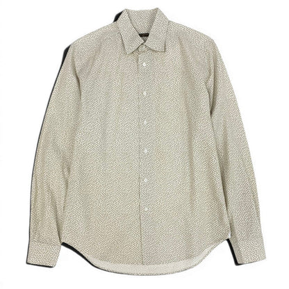Louis Vuitton Longsleeve Shirt Cotton Total Pattern White Khaki — view 2