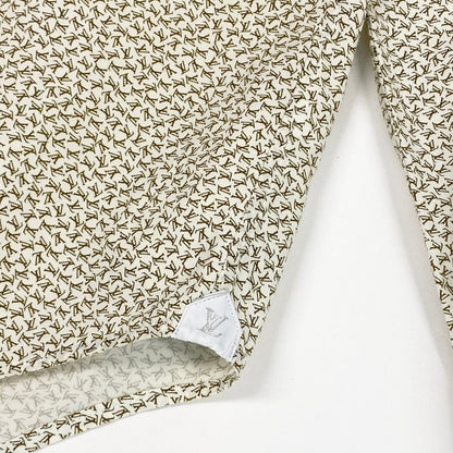 Louis Vuitton Longsleeve Shirt Cotton Total Pattern White Khaki — view 6