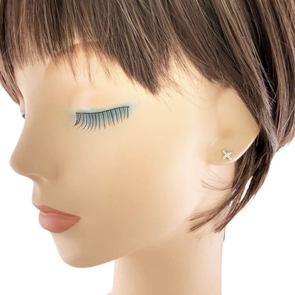 Tiffany & Co Cross Stitch Earrings Diamond — view 2