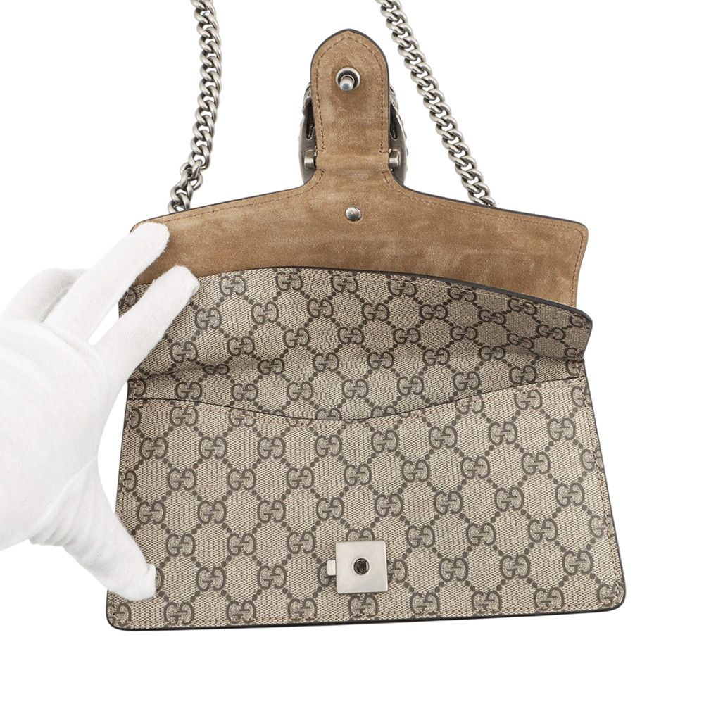 Gucci Shoulder Bag Dionysus GG Supreme Suede — view 6