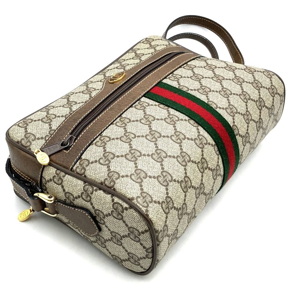 Gucci 001 GG Supreme Sherry Shoulder Bag Vintage — view 3