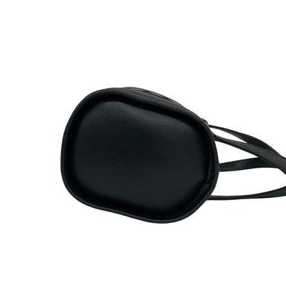 Saint Laurent Yves Vintage Cutout Leather Mini Boston Bag Black — view 6