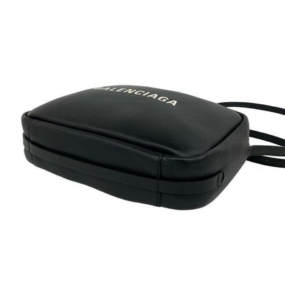 Balenciaga Everyday Camera Bag Logo Leather Mini Pochette Black — view 8