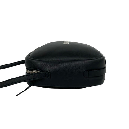 Balenciaga Everyday Camera Bag Logo Leather Mini Pochette Black — view 5