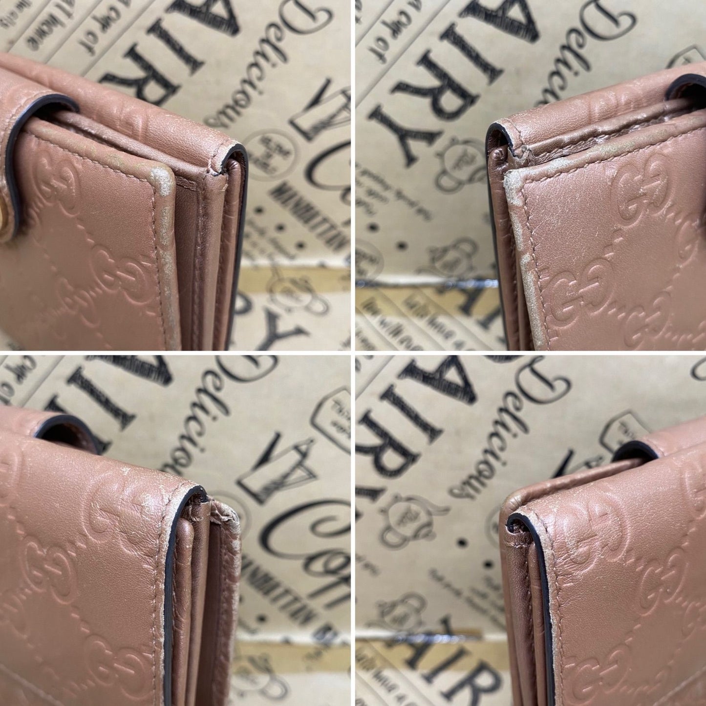 Gucci Bifold Wallet Compact GG Leather Bree — view 7