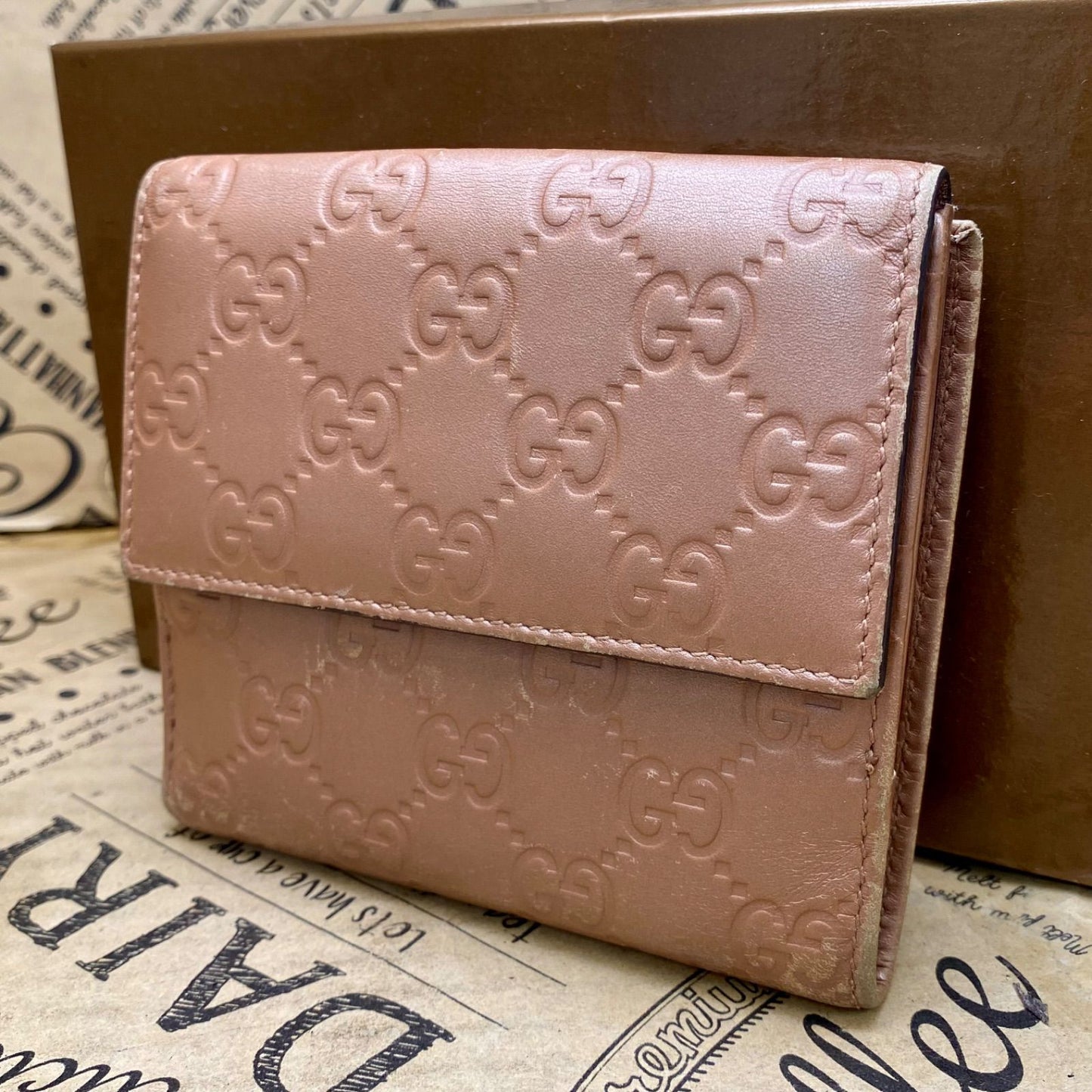 Gucci Bifold Wallet Compact GG Leather Bree — view 2