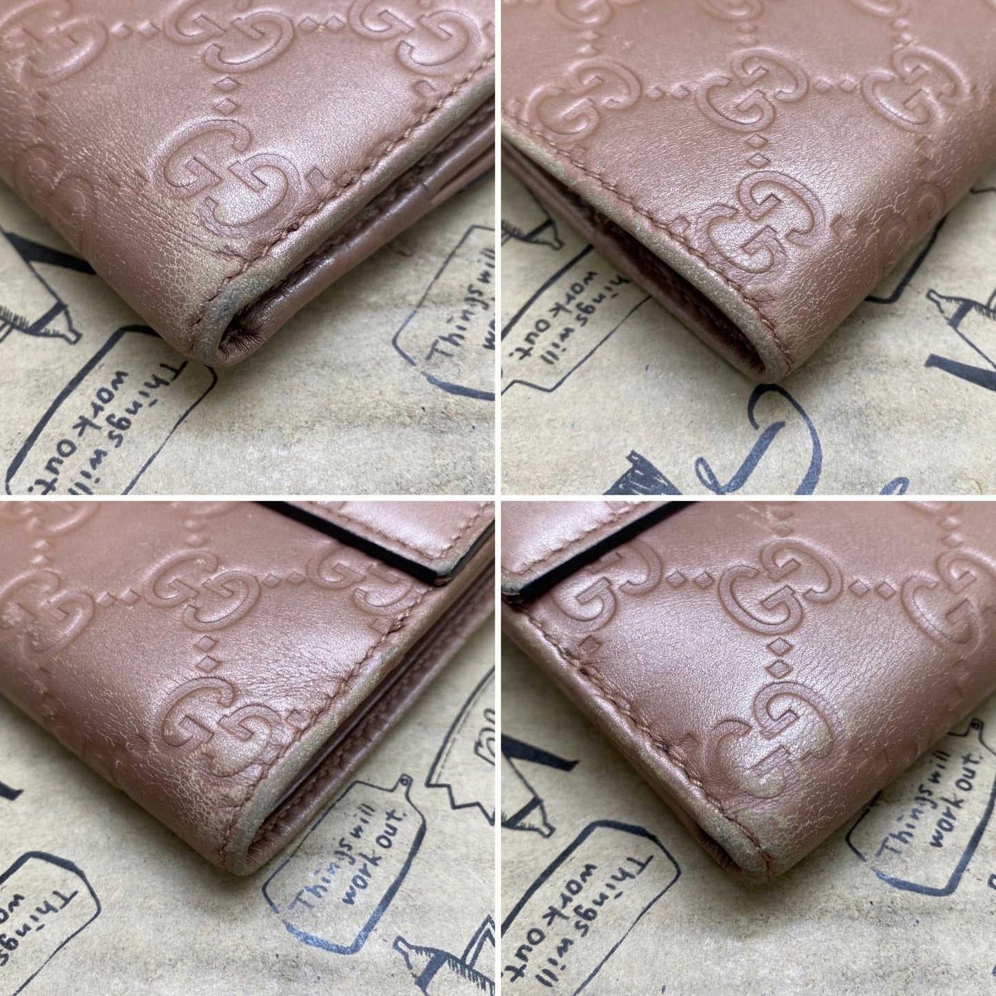 Gucci Bifold Wallet Compact GG Leather Bree — view 8