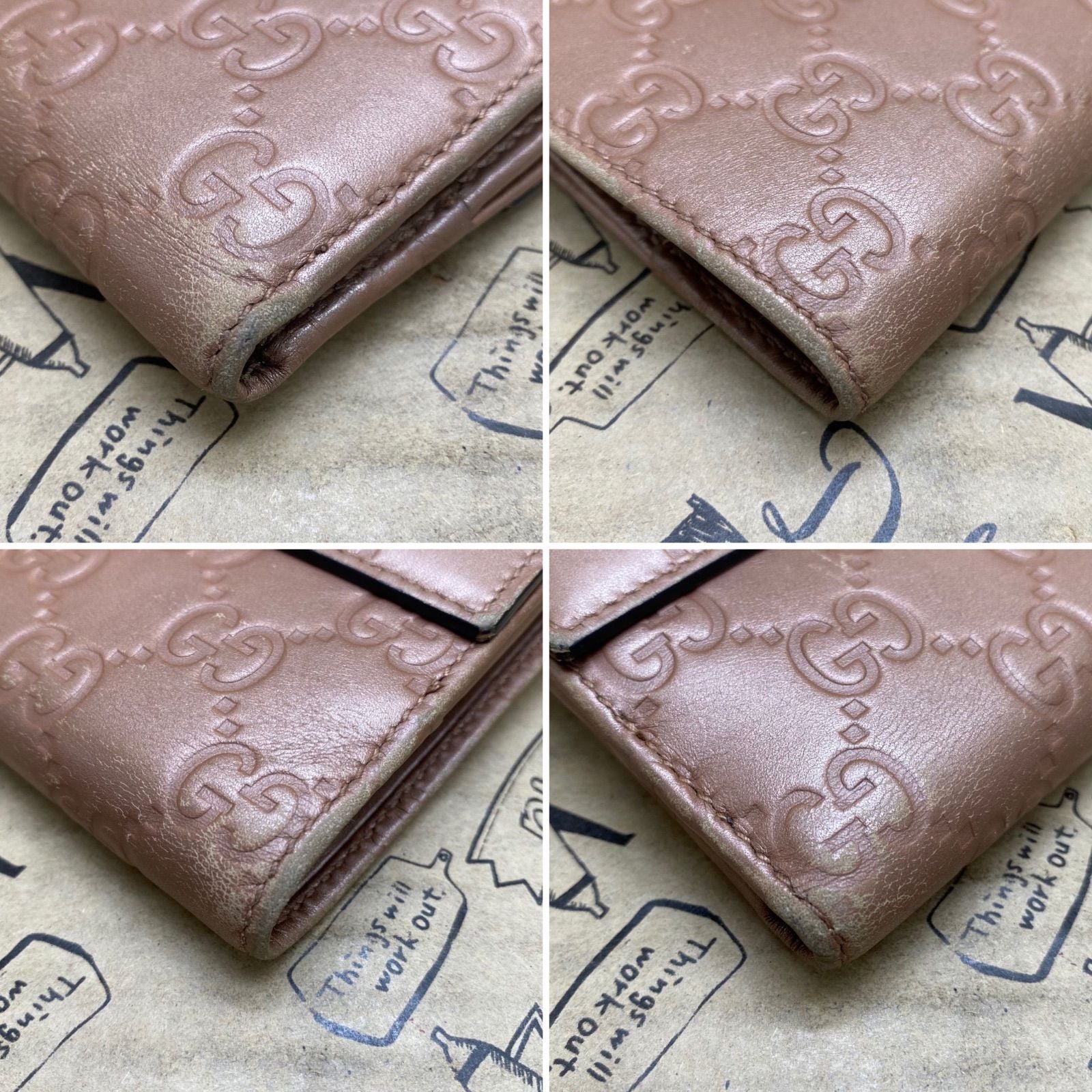 Gucci Bifold Wallet Compact GG Leather Bree — view 8