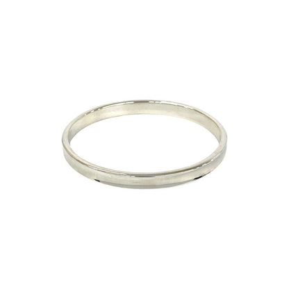 Tiffany & Co Narrow Bangle 925 Sterling Silver Bracelet — view 6