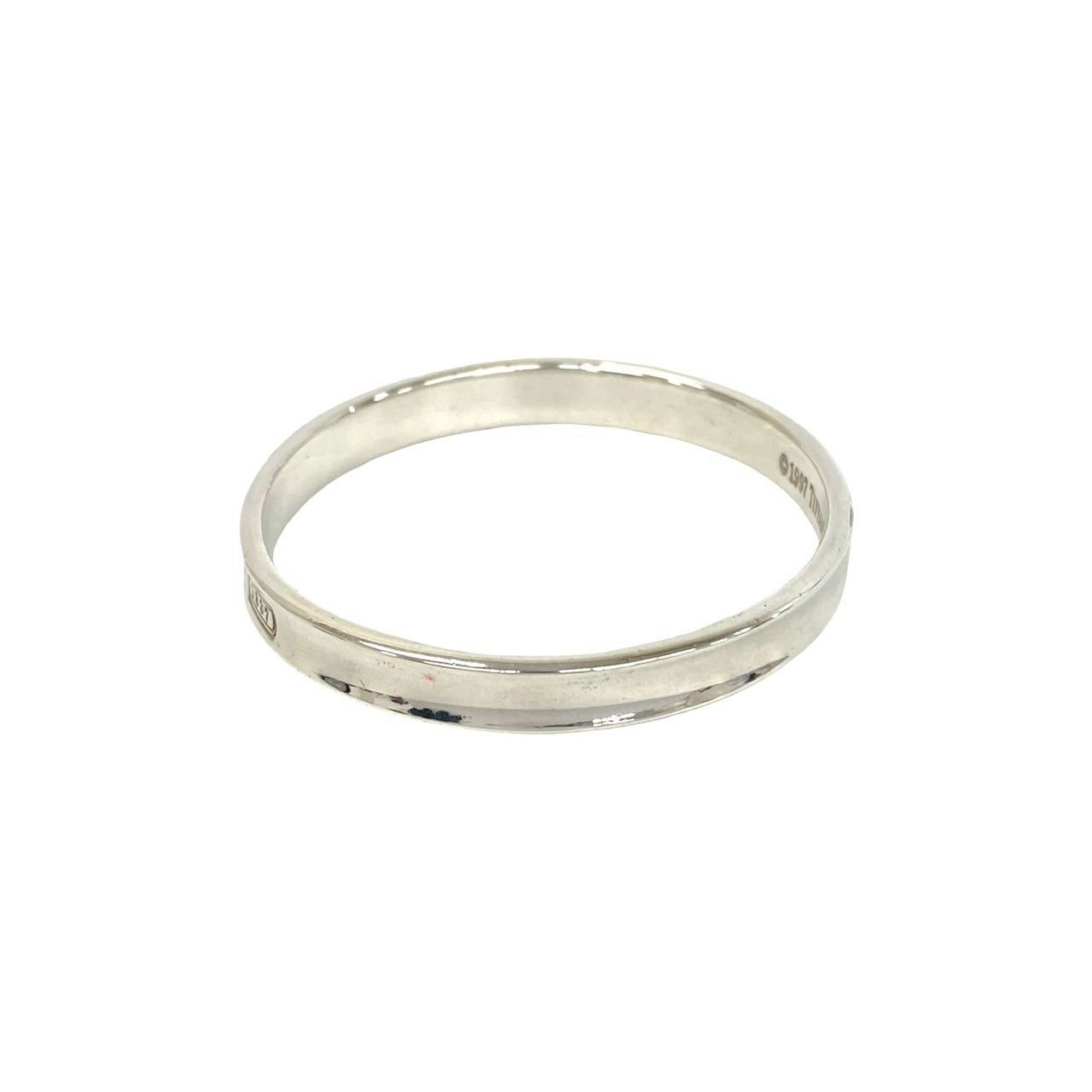 Tiffany & Co Narrow Bangle 925 Sterling Silver Bracelet — view 5
