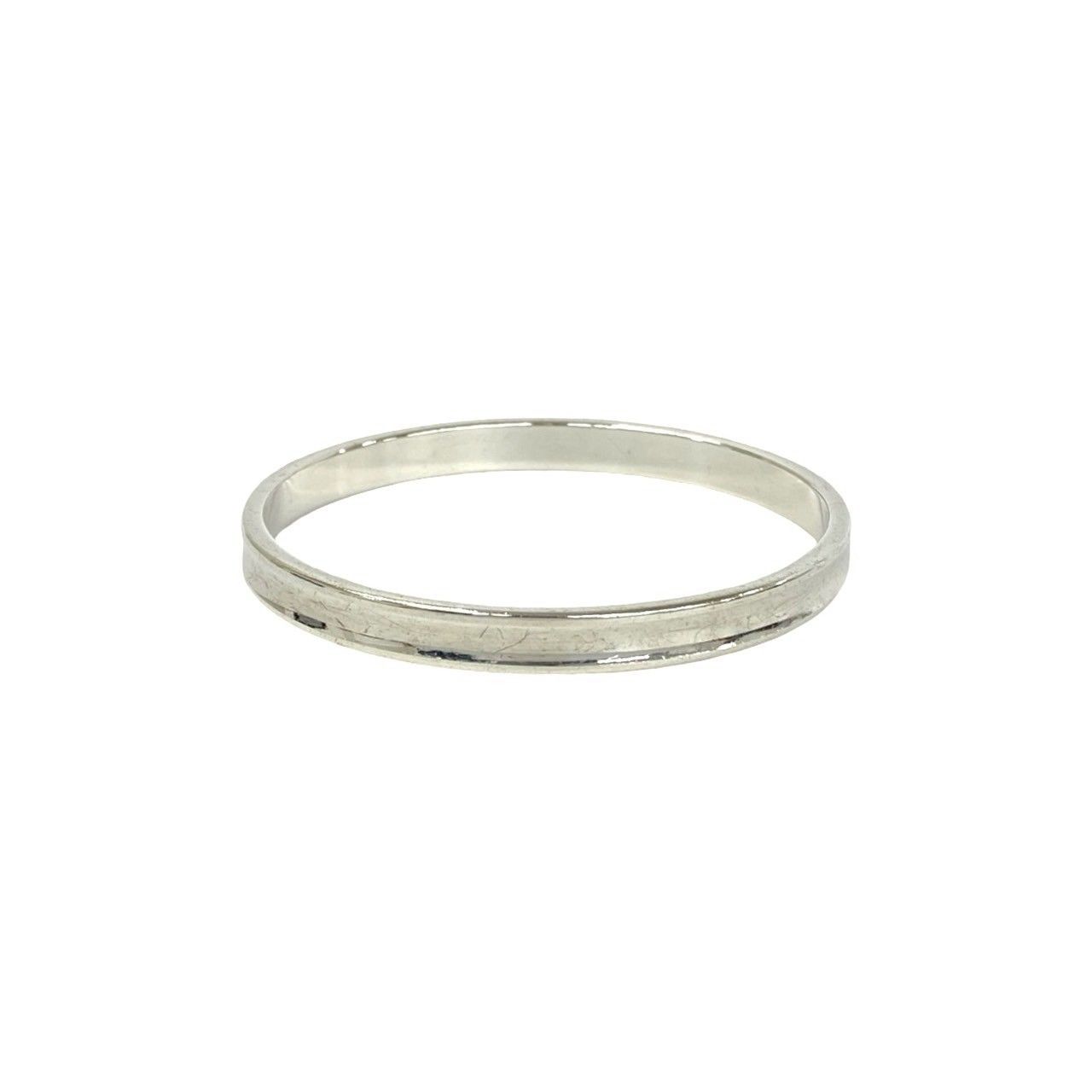 Tiffany & Co Narrow Bangle 925 Sterling Silver Bracelet — view 6