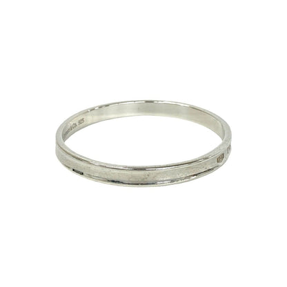 Tiffany & Co Narrow Bangle 925 Sterling Silver Bracelet — view 5