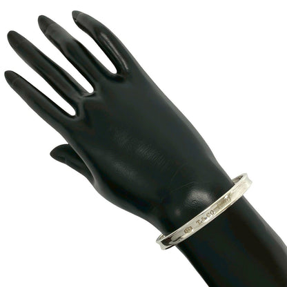 Tiffany & Co Narrow Bangle 925 Sterling Silver Bracelet — view 2