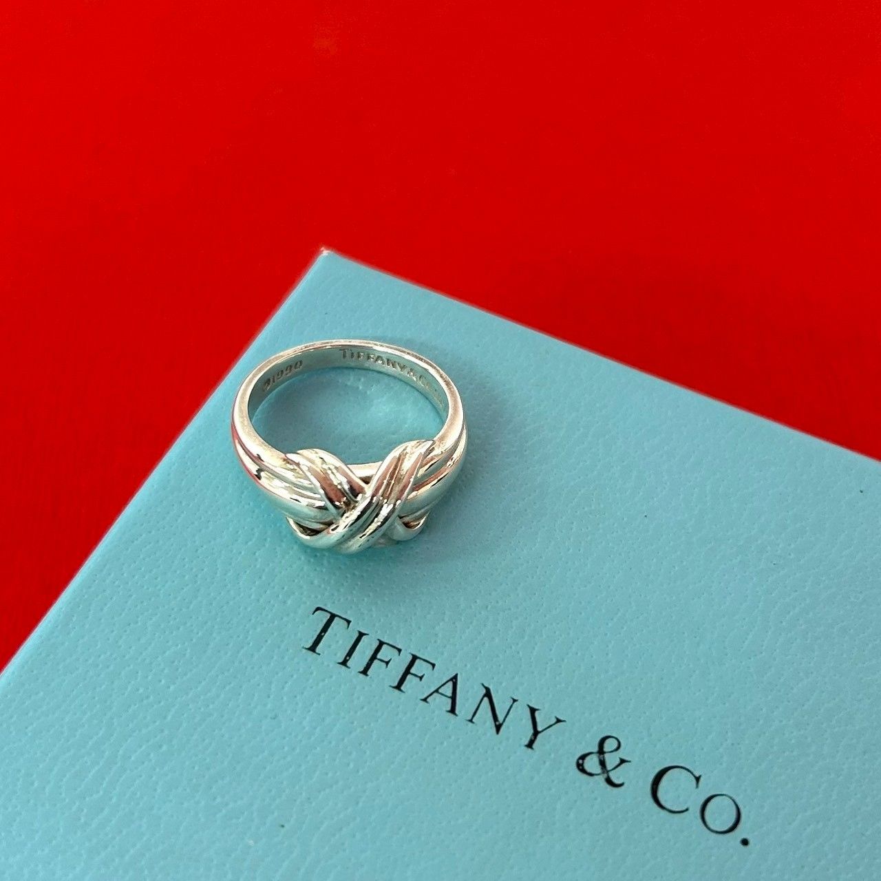 Tiffany & Co Signature Ring 925 Sterling Silver