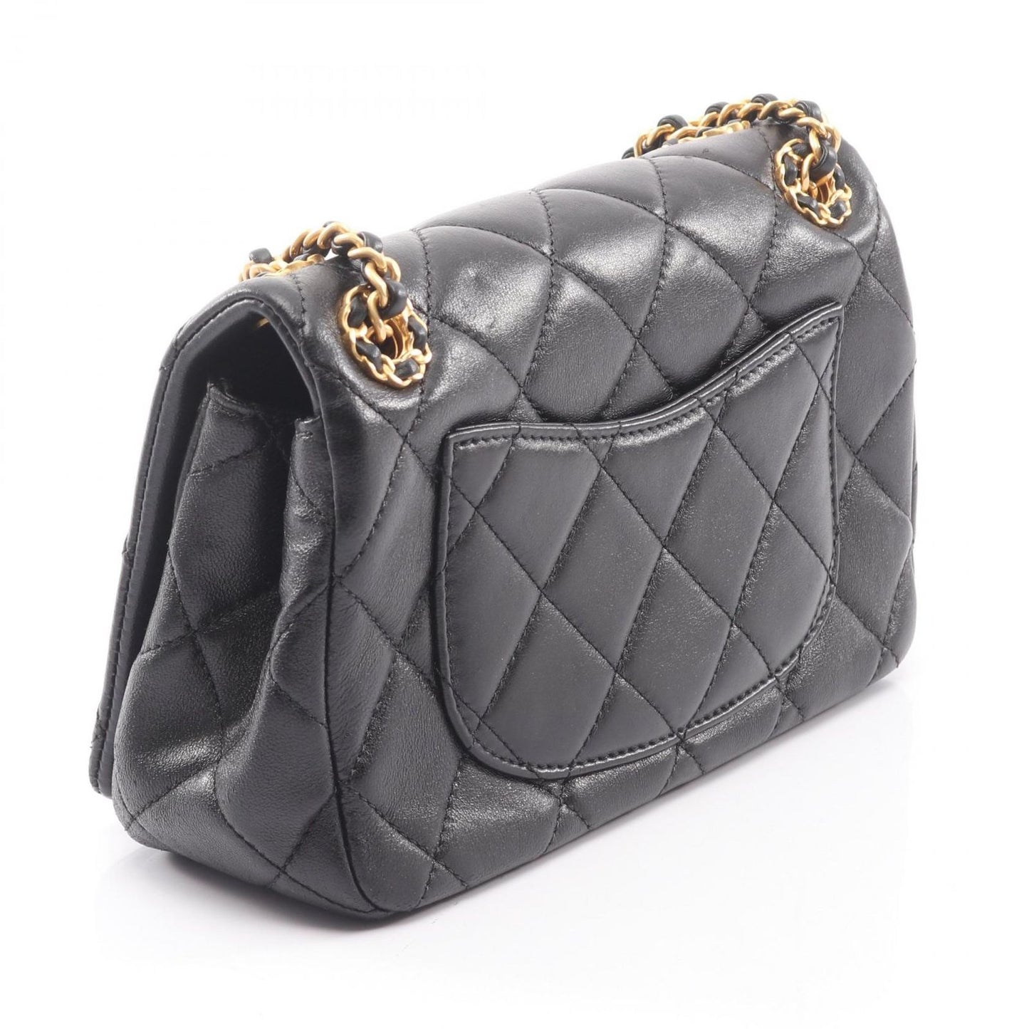 Chanel Shoulder Bag 19 Diznow Quilted Black Lambskin 19 lela Che — view 2